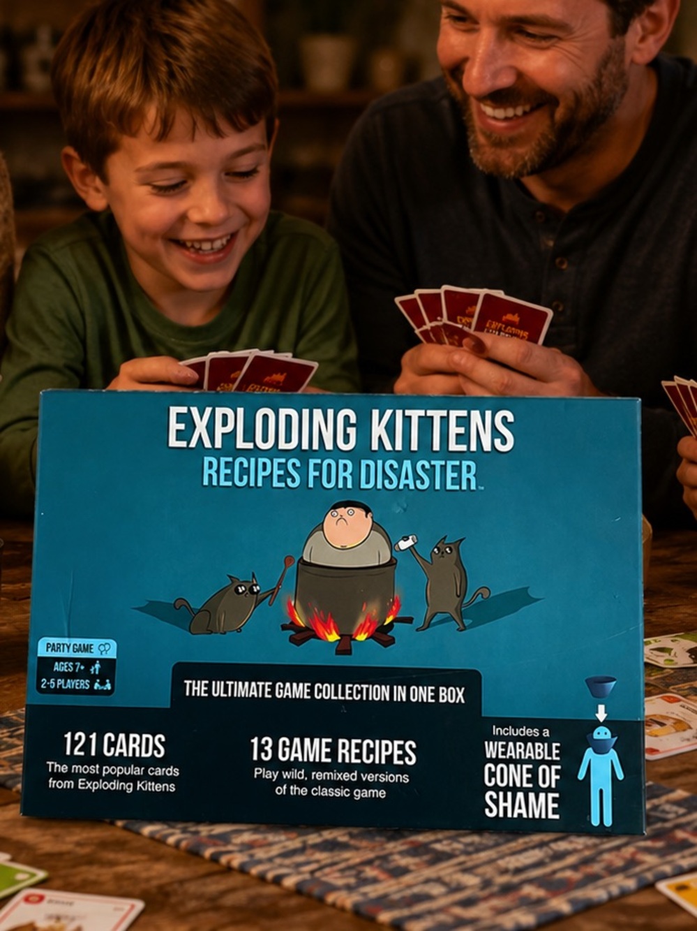 Exploding Kittens Recipes for Disaster Board Game - Teal